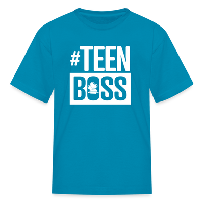 #TeenBoss Kids' T-Shirt - turquoise