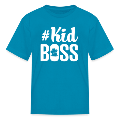 #Kid Boss Kids' T-Shirt - turquoise