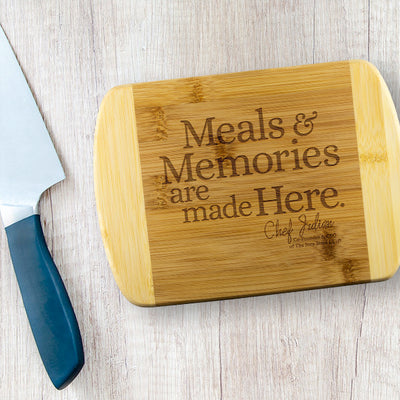 Memories Made Here Cutting Board - Step Stool Chef | Empowering Kids As Leaders In The Kitchen